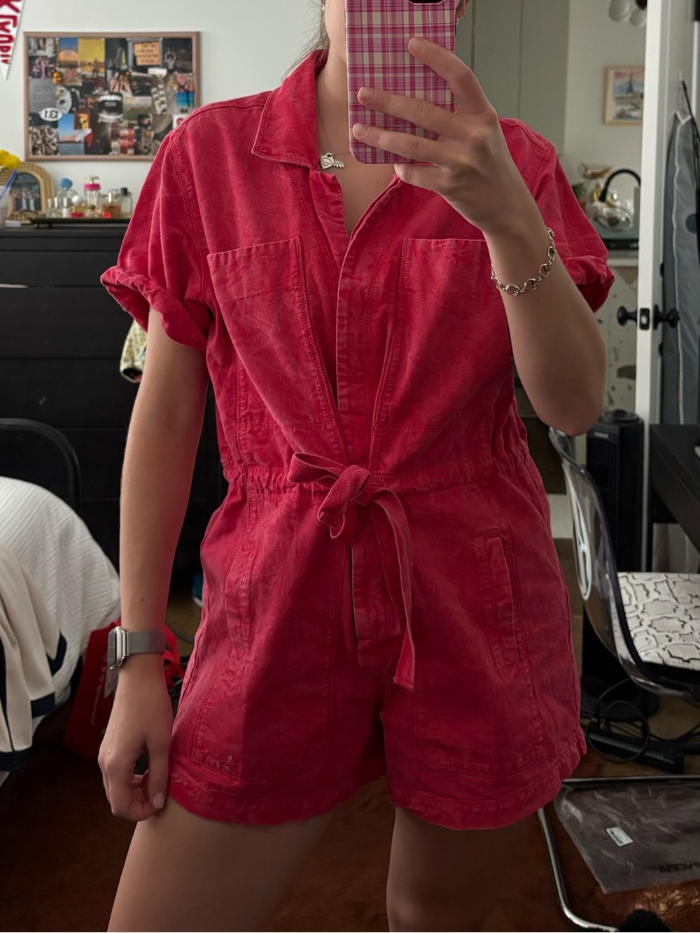 FREE PEOPLE Denim Romper